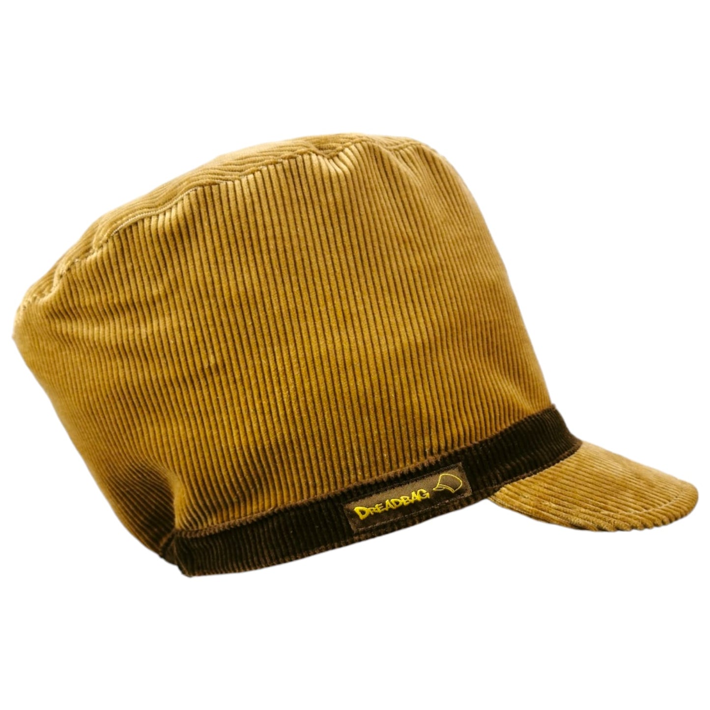 Corduroy Dreadbag Light Brown/Dark Brown by Hut.Berlin