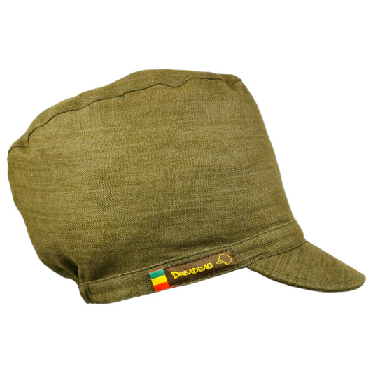 Leinen Dreadbag 'Jah Army' Grün meliert von Hut.Berlin
