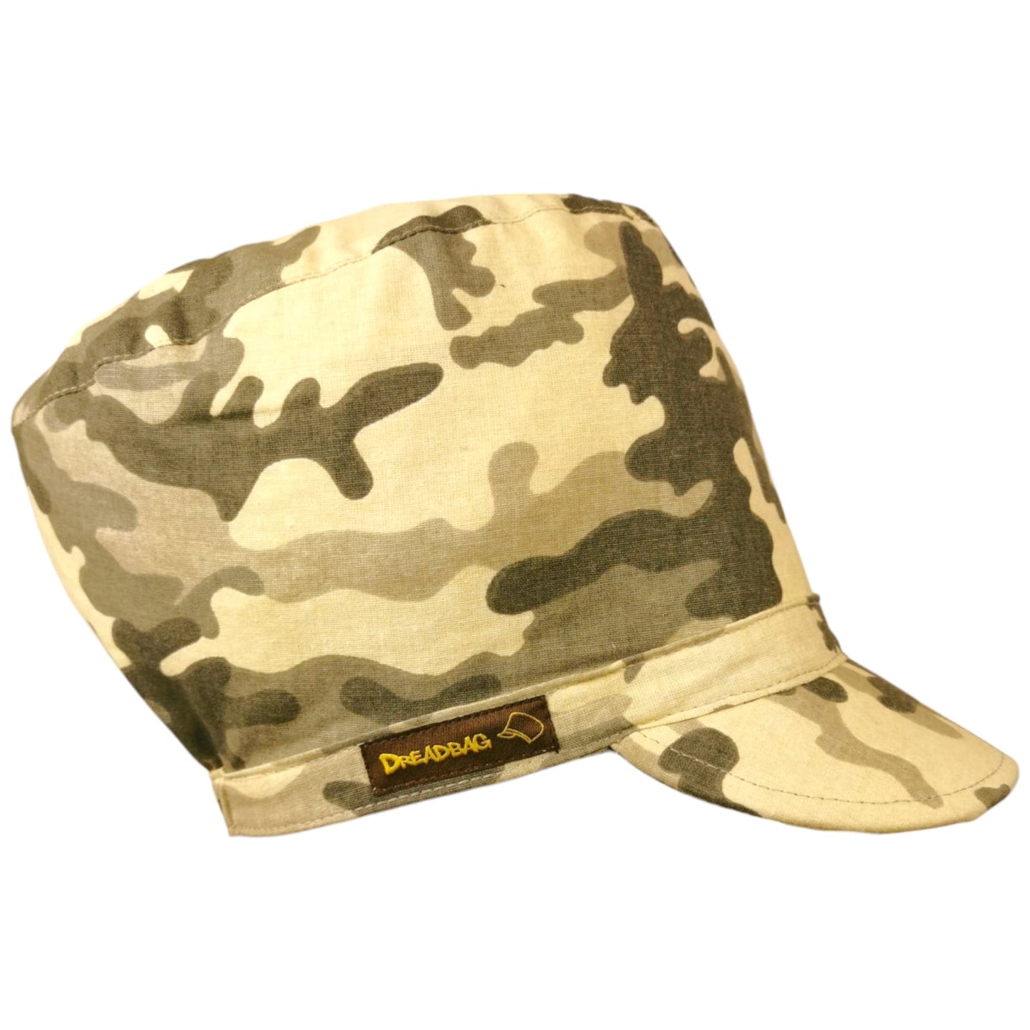 Cotton Camouflage Dreadbag Beige by Hut.Berlin