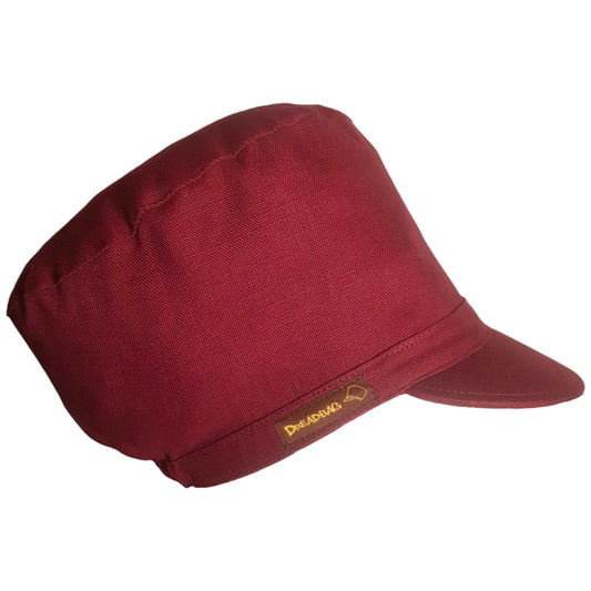 Linen Dreadbag Dark Red by Hut.Berlin