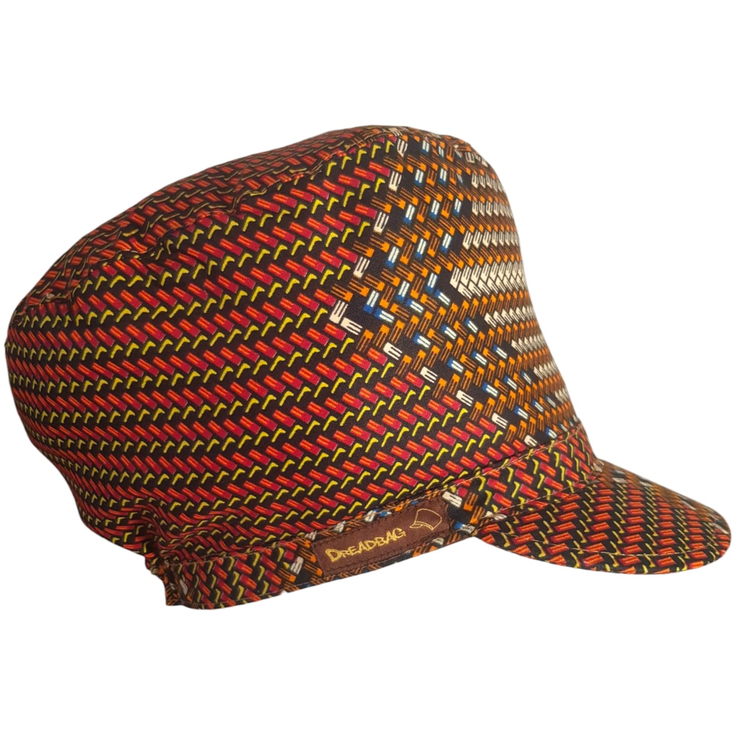 African Waxed Cotton Dreadbag 'Fishbone'  von Hut.Berlin